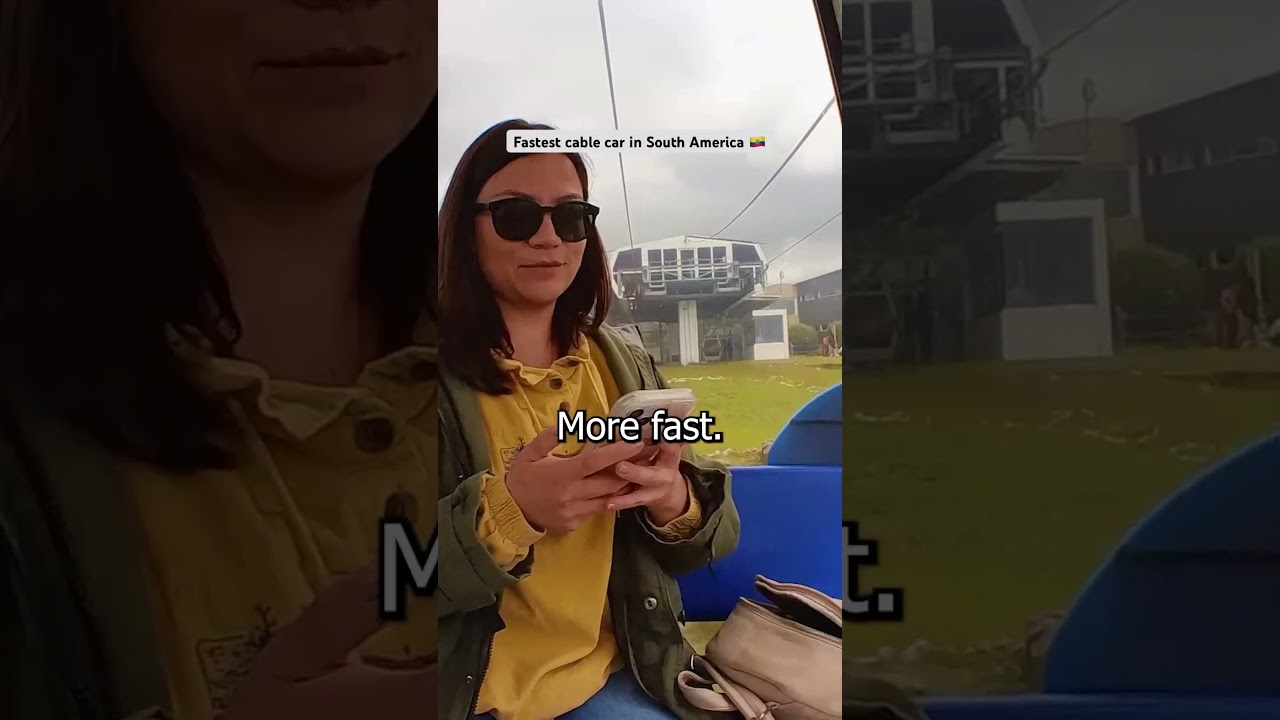 Fastest cable car in South America 🇪🇨 