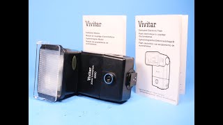 Vivitar ZOOM THYRISTOR 3500 Electronic Flash with DM/M-TTL Minolta Dedicated Module