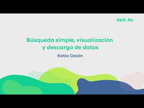 Búsqueda simple y visualización de datos en el portal de datos de GBIF España