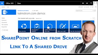 Link a SharePoint page to a Shared Drive