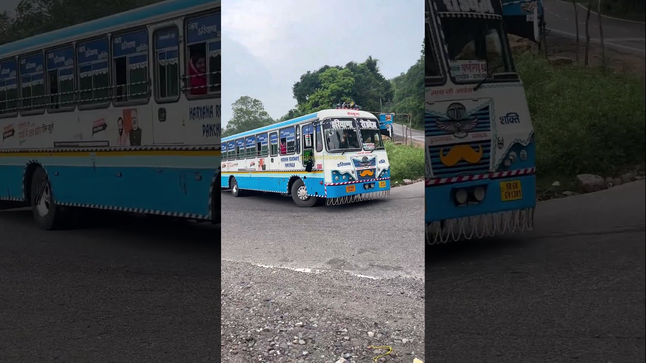 Haryana roadways ✈️ in Hills of himachal hills. 