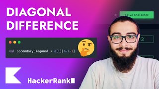 Diagonal Difference - Sorular Bi Tık Zorlaşıyor - Kotlin ile HackerRank