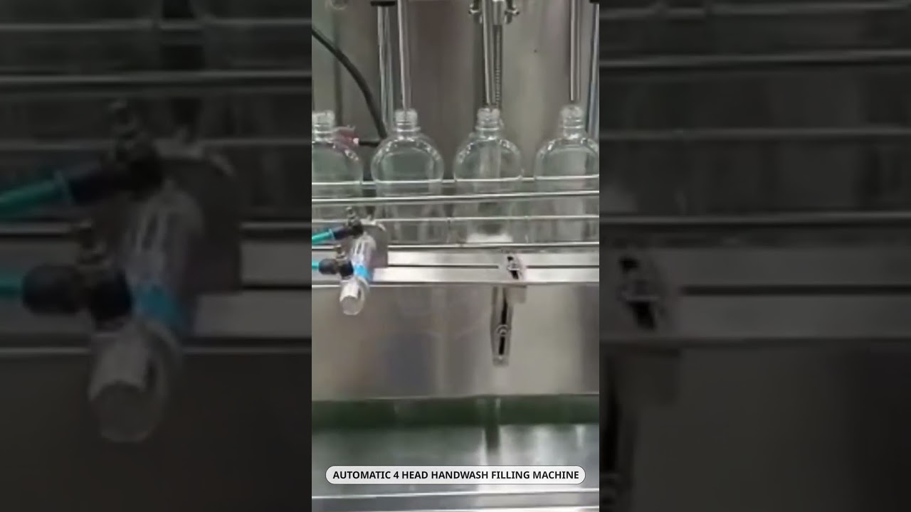 Automatic 4 Head Handwash Filling Machine