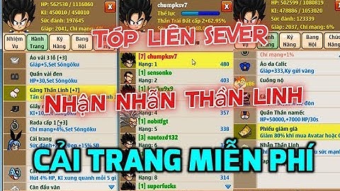 Ngọc Rồng Online - Chumpksv7 Mở Quà Capsule Vàng Liên Sever, Nhận Nhẫn Thần Linh, Cải Trang Miễn Phí