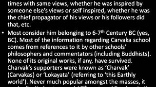 Carvaka Indian Philisophy