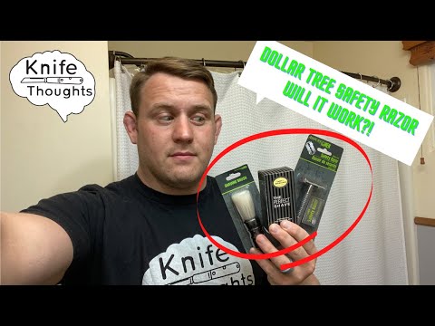 Will a $1 Razor Make the Cut? Dollar Tree Assured for Men Safety Razor and Shave Brush Test + Review