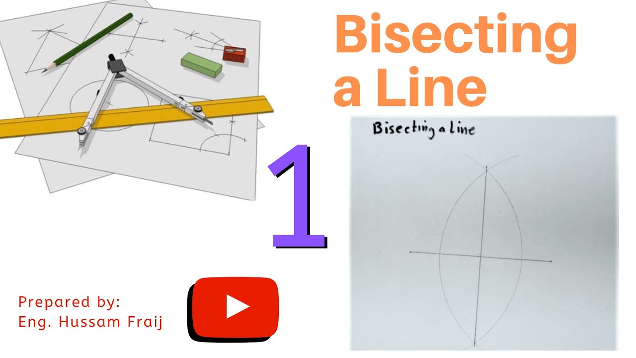 Bisecting a line - YouTube