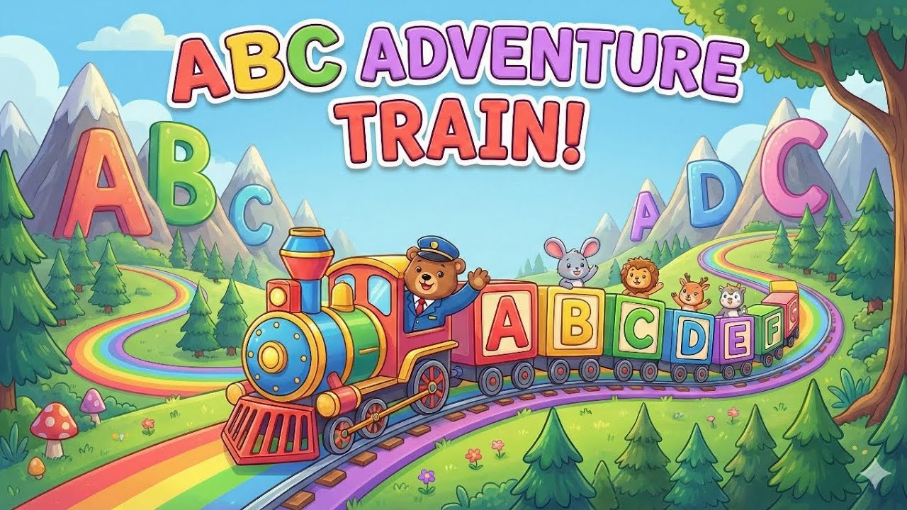 ABC Adventure Train! 🛤️ Ride & Learn Letters A to Z - YouTube