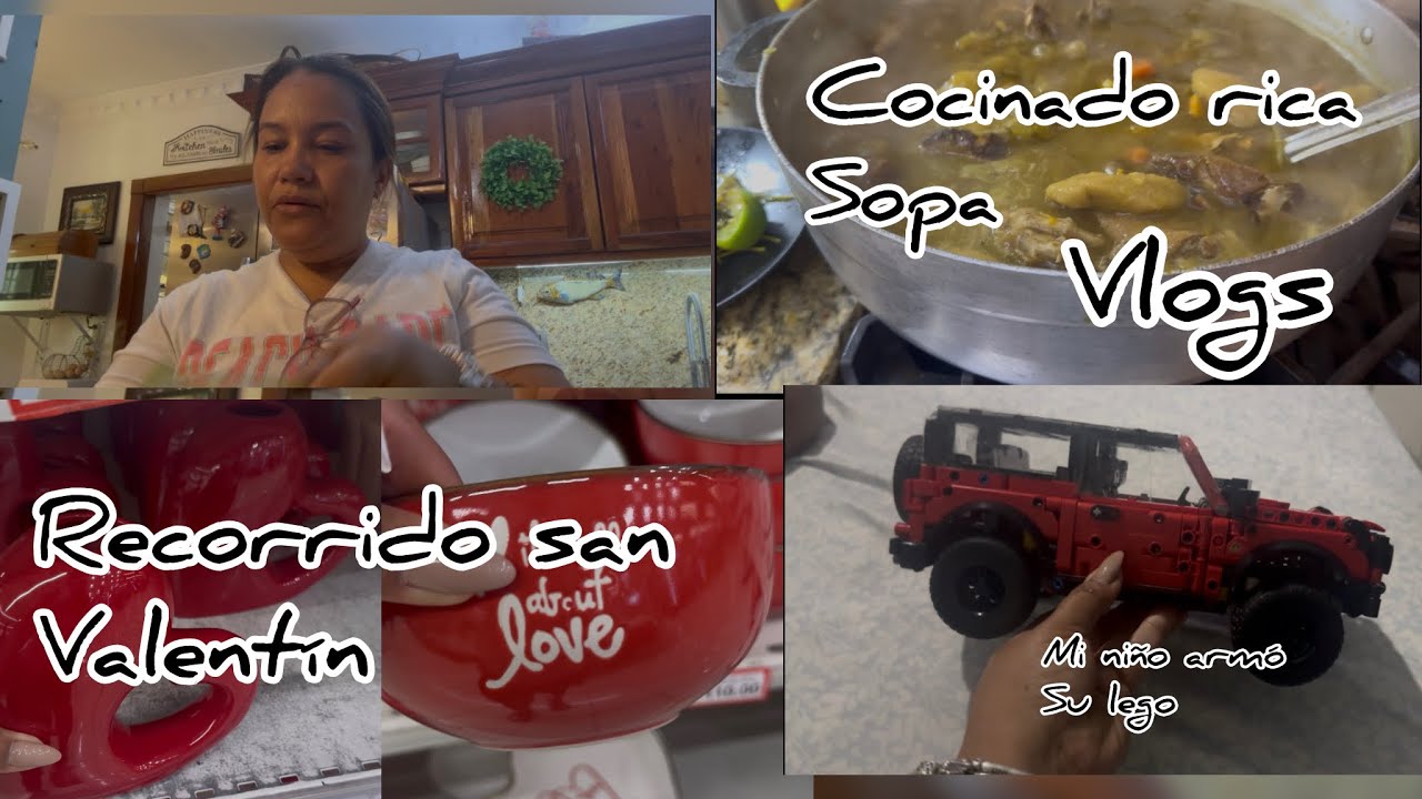 Decoración de San Valentín recorrido💘 | Mi Niño Armó su Lego y Sopa Casera en Familia