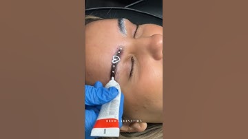 Brow lamination & wax 🤍 #browlamination #browgoals