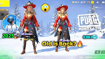 😱Pubg Lite 0.28.0 Winter🥶 Old Back! Update 2025 | Pubg Lite Comeback?😳 0.28.0 Update 2025 🔥