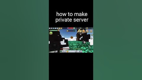 how to make private server in skyblock || #blockmango #shorts