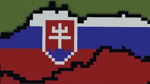 How to build the world map in minecraft — Europe part 3 — Slovakia 🇸🇰