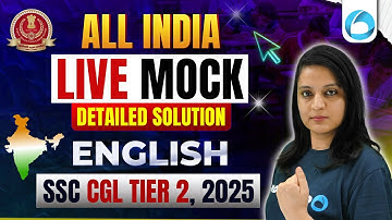 SSC CGL Tier 2 2025 English Mock Test | 1 Dec LIVE Solution & Questions English Language Oliveboard