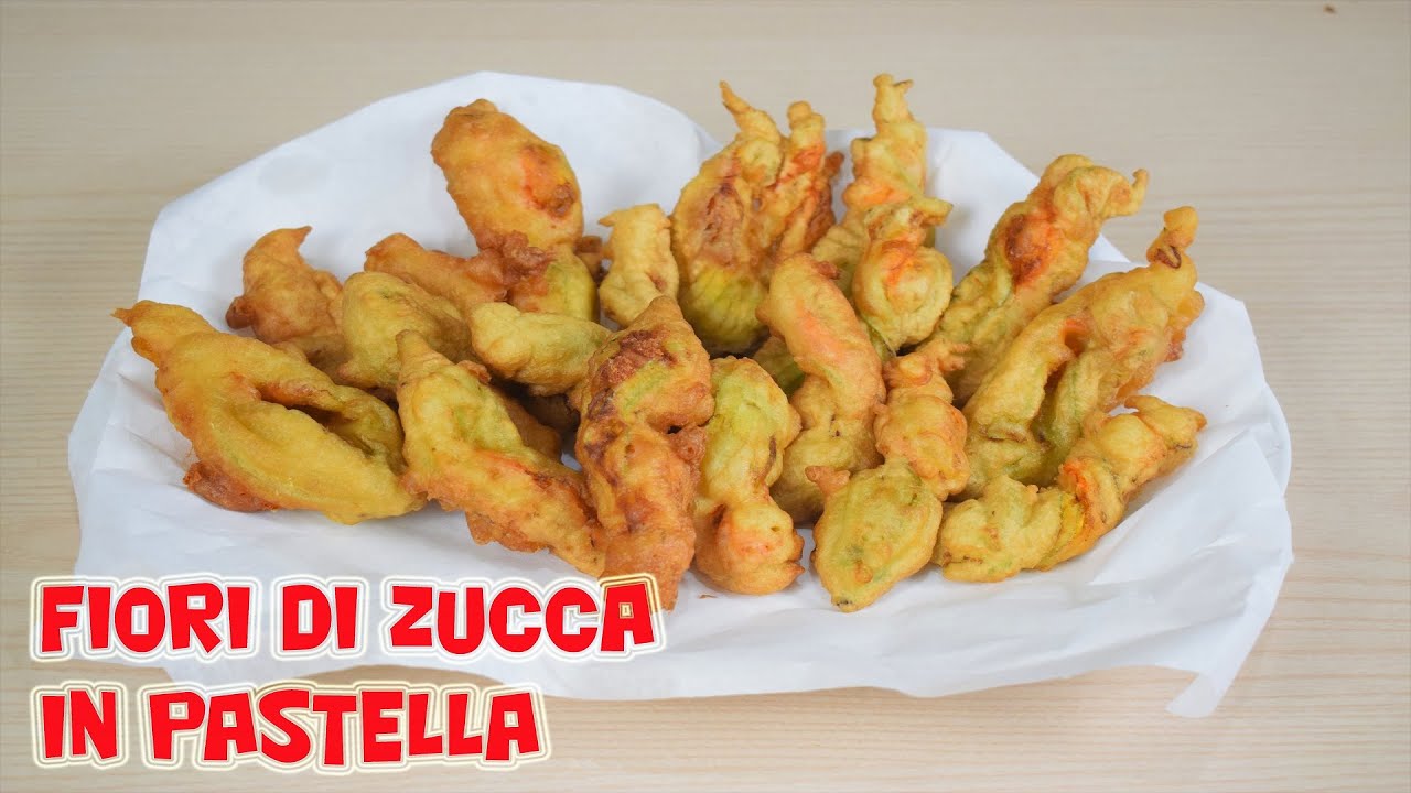 FIORI DI ZUCCA IN PASTELLA