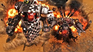 ORKS WAAAGH! Vs Space Marines | Warhammer 40K MASSIVE ARMY Battle