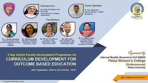 Day 2: Online FDP on Curriculum Development for Outcome Based Education