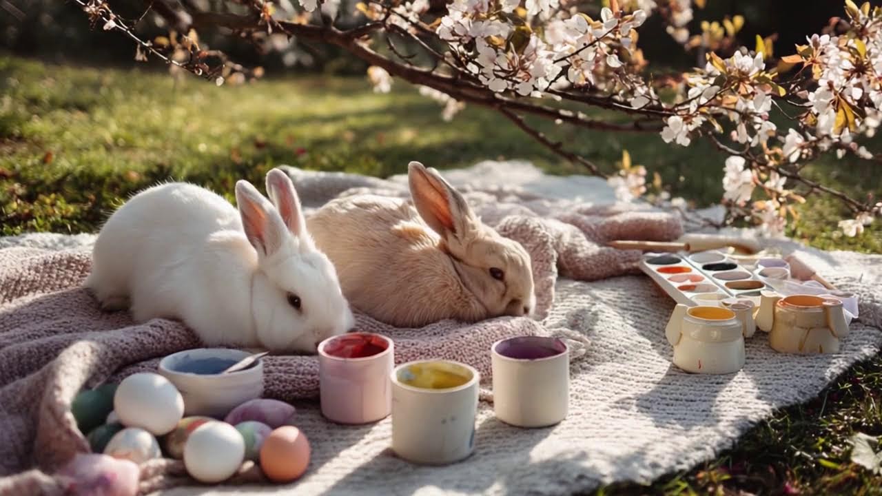 🦋 Peaceful Easter Jazz Ambience Paradise – Cozy Jazz Ambience for Dreaming 🌙