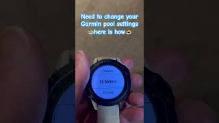 How to change your Garmin pool settings to anything 🤯#garmin #swimming