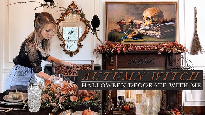 Halloween Decorating | Autumn Witch Cottage Aesthetic | Dark ...