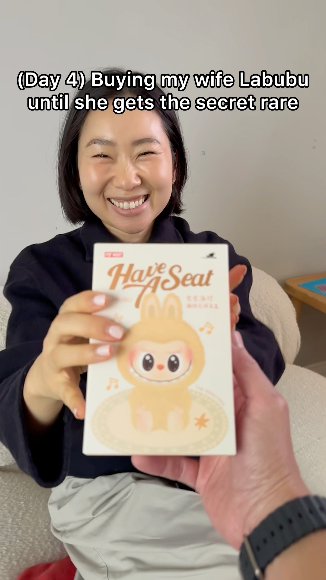 (Day 4) Buying my wife Labubu until she gets the secret rare