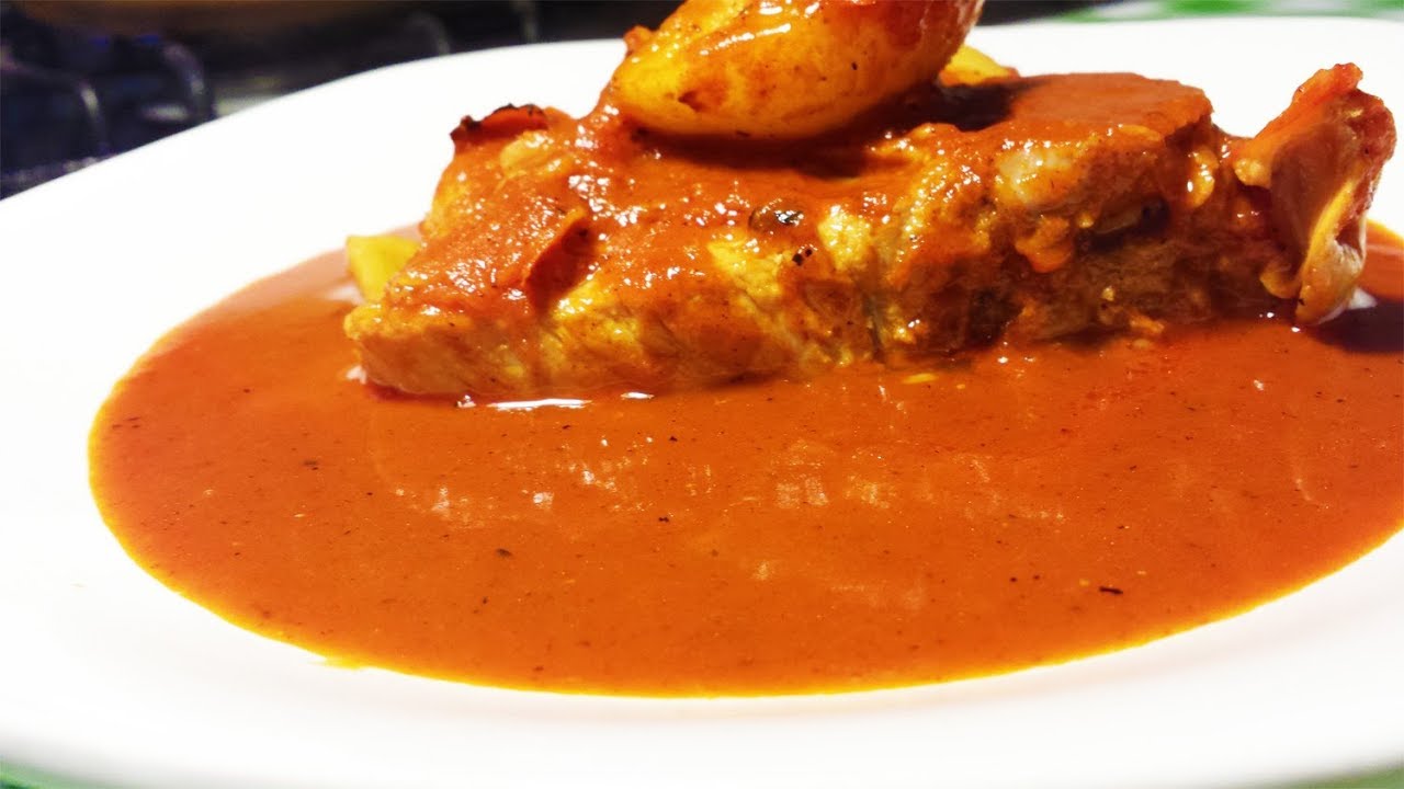 COCINAR ESPINASOS DE CERDO EN CHILE GUAJILLO YouTube