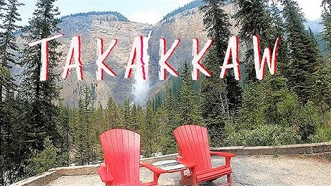 TAKAKKAW FALLS | Second Tallest Waterfall in Canada | Yoho National Park, British Columbia