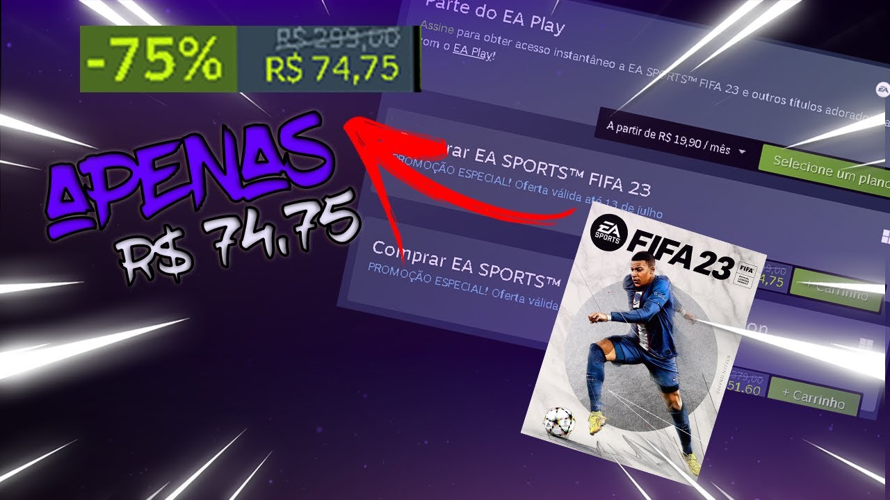 Novas ofertas da Steam tem FIFA 23 por R$ 89, F1 22 por R$ 39 e mais; veja  lista