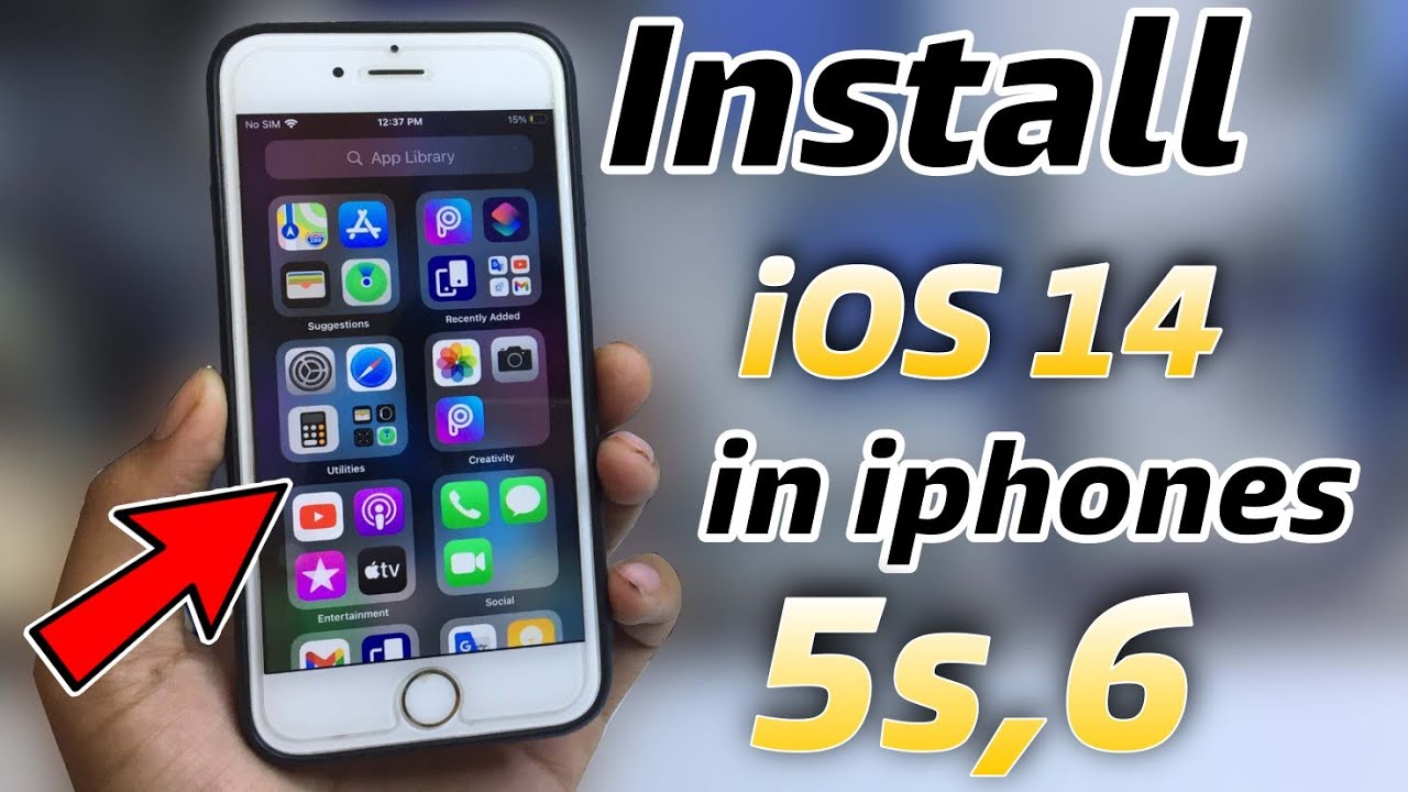 How to Install ios 14 in iPhone 5s and 6 How to Update iPhone 5s and 6