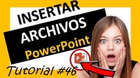 ✅ ⭐Como INSERTAR ARCHIVO DE EXCEL en PowerPoint #46 ✔️ 2019