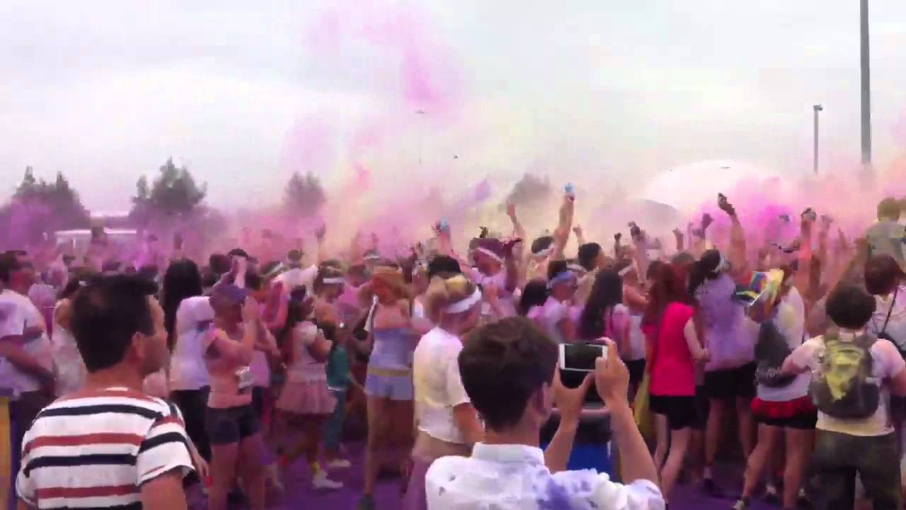 Manchester Color Run 2013 - paint party