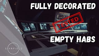 Starfield Ships | Fully Decorated Empty Hab Testing [Beta]