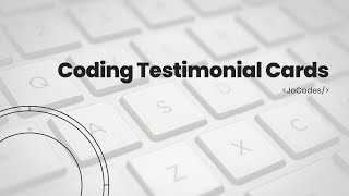 Coding Testimonial Cards | Frontend Developer Roadmap Projects