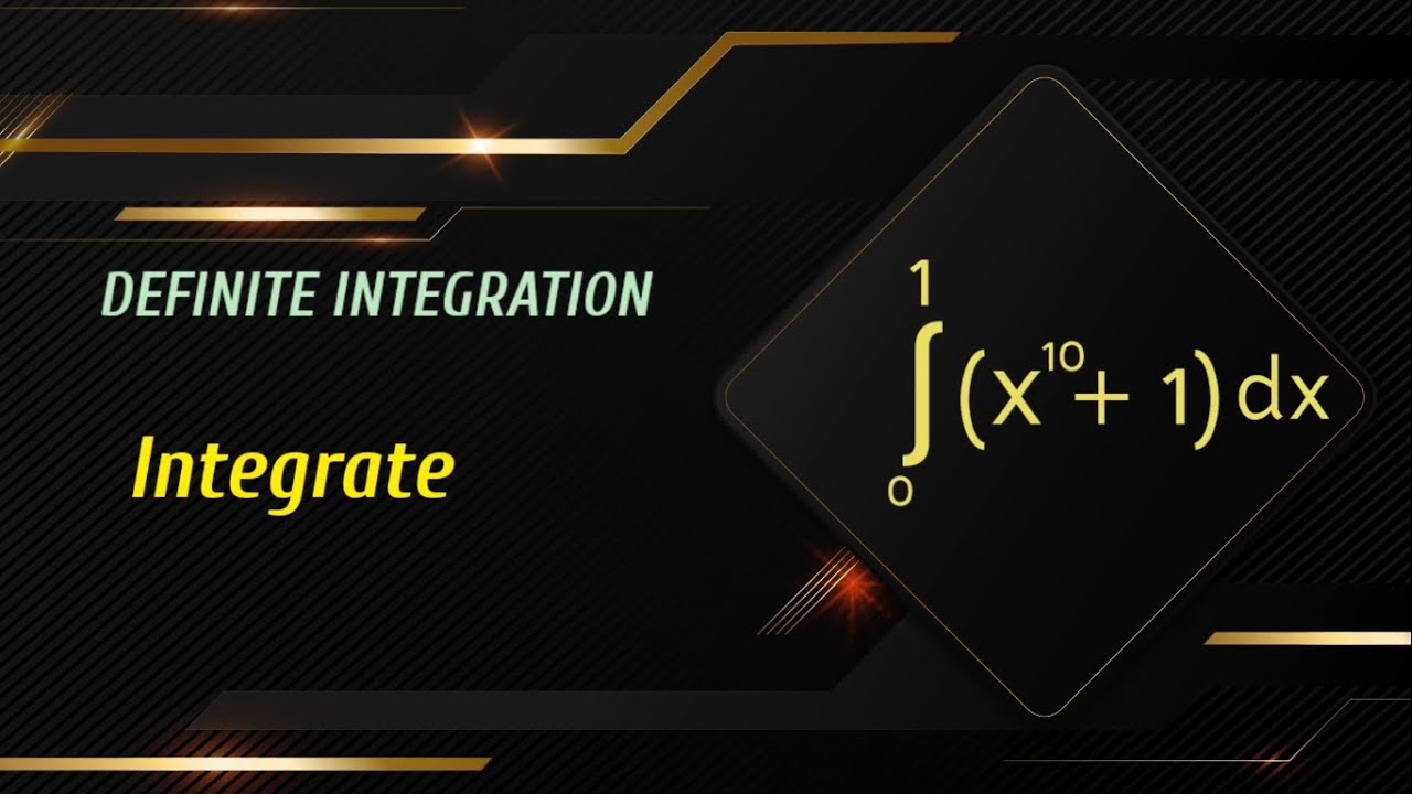 Integrate ∫(x^10 +1) dx || how to Integrate ∫(x^10 +1) dx - YouTube