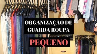 Organização de Guarda-Roupa Pequeno - Dicas da Personal Organizer Raquel Campos!