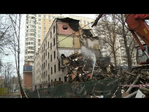 Video: Rušenje devetnadstropnih stavb v Moskvi. Načrt rušenja propadajočih stanovanj v Moskvi