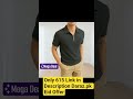 Vintage Waffle Knit Polo Shirt for Men | Trendy Stylish Polo T-Shirt for Casual &amp; Summer Wear