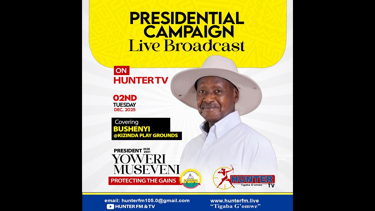 PRESIDENT MUSEVENI CAMPAIGNS IN BUSHENYI DISTRICT LIVE IN KIZINDA GROUNDS
