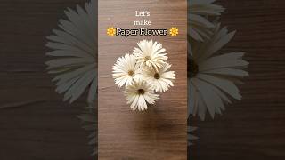 Paper Flower DIY🌼 #papercraft #paperflower #craft #art #shorts #trending #viral #ytshorts #yt #fyp