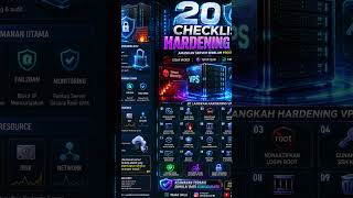 🔐 20 Checklist Hardening VPS Sebelum Digunakan Produksi