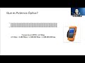 Webinar Potencia Óptica en Redes FTTX