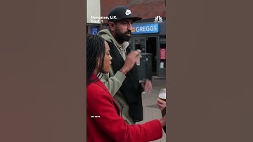 Interview about anti-asylum demonstrations in the UK interrupted by racist abuse