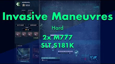 Invasive Maneuvres - M777 SLT - Zombie Gunship Survival