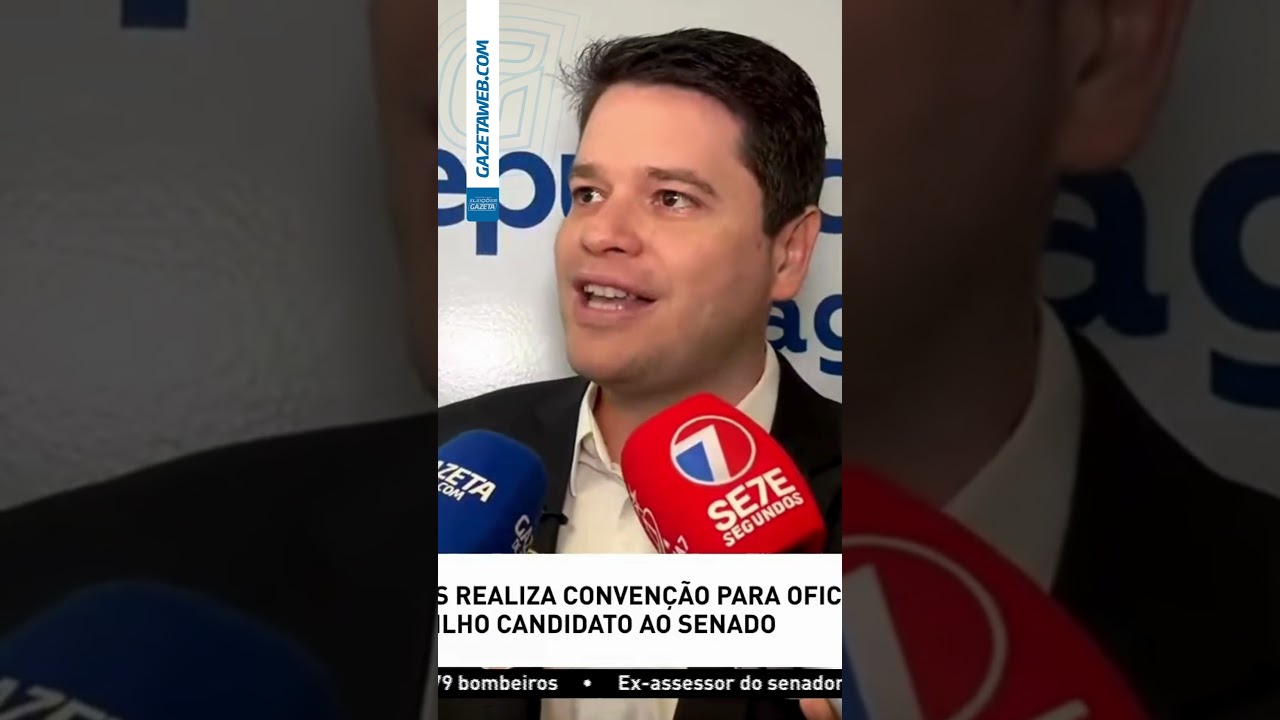 Davi Davino oficializa candidatura ao Senado e diz que resistiu a pressões para deixar disputa