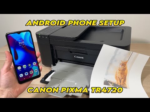 Connect Android Phone to Canon PIXMA TR4720 Over Wi-Fi  FULL SETUP
