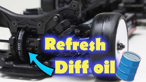 How to change RC diff oil