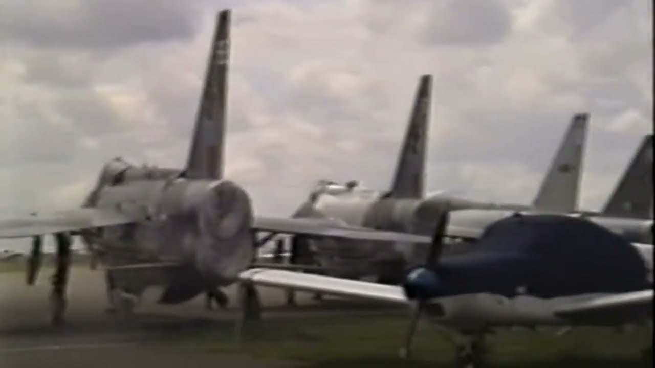 Cranfield Airport visit and walkaround of stored aircraft , June 1989.