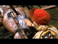 تجربه صغرت حجم الأطفال ونمله شجاعه دافعت عنهم ضد الحشرات المفترسه 