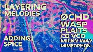The Making of Modular Hypermelody: øchd, Mimeophon, Plaits, & Doepfer Wasp // Assembling Decoherence