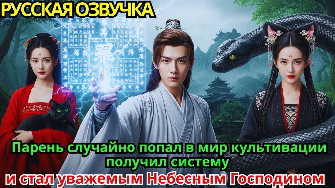 Парень случайно попал в мир культивации, получил систему и стал уважемым Небесным Господином